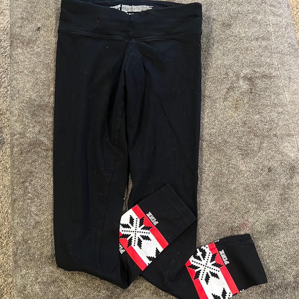 Black Victoria Secret with snowflake details